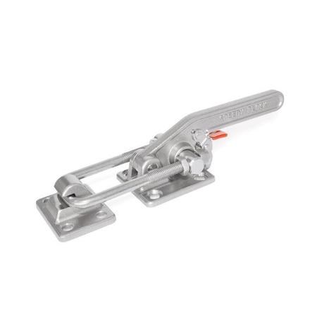 J.W. WINCO GN852.3-4000-T6-NI Latch Toggle Clamp 852.3-4000-T6-NI